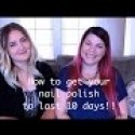 HOW TO GET YOUR NAIL POLISH TO LAST LONGER!!!!  | DIY NAIL TIPS