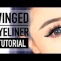 How to do Winged Eyeliner for Hooded Eyes Tutorial ♥ Cat Liner ♥ Wengie