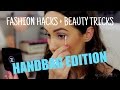 Handbag essentials | My fashion hacks and beauty tricks when on the go!