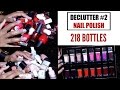Decluttering Video #2 Nail Polish Collection 2015 I ByBare