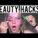 TESTER BEAUTY HACKS!?! // Malou Frisk