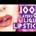 100 LAYERS OF LIQUID LIPSTICK | by tashaleelyn