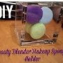 Makeup Storage: sponge holder