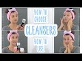 How To Choose And Use Facial Cleansers