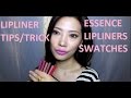 Lipliner - Tips and Tricks / Essence lipliner swatches
