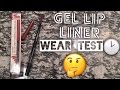 Wet N Wild Perfect Pout 1st GEL LIP LINER Review & Wear Test