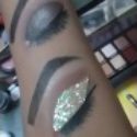 PURPLE MILKY EYE SHADOW LOOK