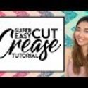 SUPER EASY NO EYELINER CUT CREASE | Cut crease for hooded eyes tutorial
