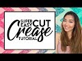 SUPER EASY NO EYELINER CUT CREASE | Cut crease for hooded eyes tutorial