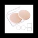 KOOBA 2pcs Round Makeup Sponges with 1 Travel Case, Face Primer Compact Powder Puff, Beauty Blender
