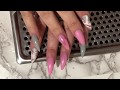 Gel Polish Marble Nail Design