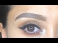CLASSIC BROWN WINGED EYELINER TUTORIAL