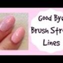 Prevent Brush Stroke Lines in Light Color Nail Polish Tutorial