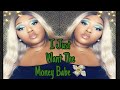 Money Green Eyeshadow (Cut Crease) Using Glf Glitter