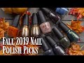 Fall 2019 Nail Polish Picks