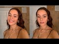 NYE GRWM | makeup tutorial and how I curl my short hair