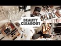 HUGE BEAUTY CLEAROUT | DECLUTTERING TIPS AND MAKEUP ORGANISATION | SPRING CLEAN WITH ME