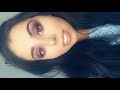Easy Purple Makeup Tutorial - Pure Cosmetic palette