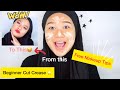 Mudah! Makeup Cut Crease Tutorial 💖 Beginner Tips fit Milletpepper Cosmetic