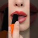 How to use lipstick with lip liner #shorts #trending #redlipstick #hack #tricks