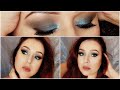 Barna és kék smink /Blue Brown Eyeshadow+tips & tricks #easymakeup #makeup #makeuptips #makeuptricks