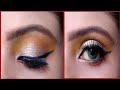 Easy Warm Glam Eye Makeup Tutorial || Beauty Bangla Style Tips