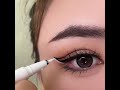 EyelinerTutorial for Beginners #Eye Makeup Tips #eyebrowthreadingathome #featherbrows #makeup #eyema