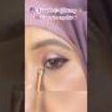 🔮PURPLE & GLITTERY ✨Eyeshadow must try #eyes #makeup #tutorial #makeupartist  #beauty  #shortvideo