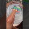 nail designs colored french tips #ideas #viralshorts