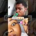 she was applying mascara on her face🤯#mascara #shorts #viral #trending #popular #viralvideos